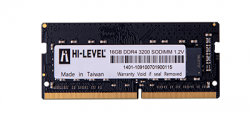 16GB DDR4 3200Mhz SODIMM 1.2V HLV-SOPC25600D4/16G HI-LEVEL