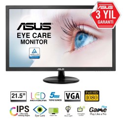 21.5 ASUS VP228DE LED 5MS FHD VGA VESA