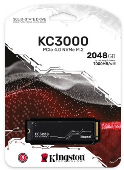 2TB KINGSTON KC3000 M.2 NVMe PCIe 4.0 SKC3000D/2048G 7000/7000MB/s