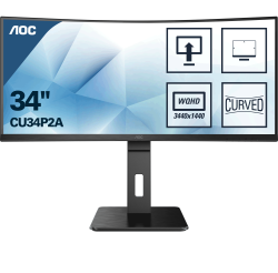 34 AOC CU34P2A IPS QHD 1MS 100HZ HDMI DP