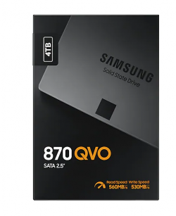 4TB SAMSUNG 870 560/530MB/s QVO MZ-77Q4T0BW SSD