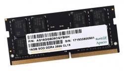 Apacer 16GB (1x16GB) 2666Mhz CL19 DDR4 Notebook SODIMM Ram (ES.16G2V.GNH)