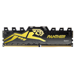 Apacer Panther Black-Gold 16GB (1x16GB) 3600Mhz CL18 DDR4 Gaming Ram (AH4U16G36C2527GAA-1)