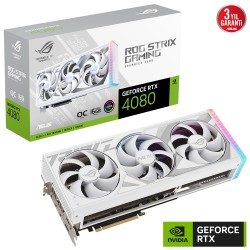 ASUS ROG STRIX RTX4080-O16G-WHITE-GAMING 16GB GDDR6X HDMI DP 256BIT