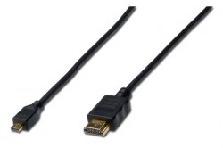 DIGITUS AK-330109-010-S MICRO HDMI TO HDMI KBLO 1M