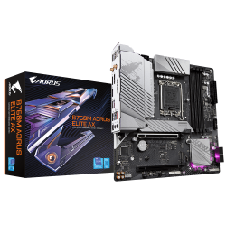 GIGABYTE B760M AORUS ELITE AX 5333MHz(OC) DDR4 M.2 mATX 1700p