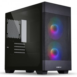 Lian Li Lancool 205M Mesh Black 2x140mm ARGB Fan Temperli Cam USB 3.0 Mesh Siyah mATX Mid-Tower Gaming Kasa