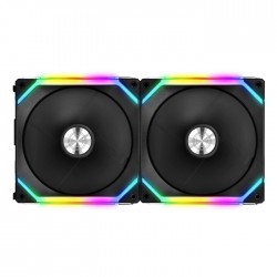 Lian Li UNI Fan SL140 Black 2x140mm RGB PWM Siyah Kasa Fanı