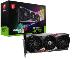 MSI GEFORCE RTX 4070 TI GAMING X TRIO 12G GDDR6X HDMI DP 192Bit