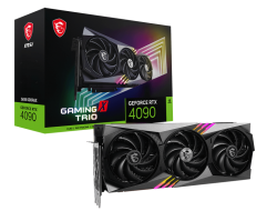 MSI GEFORCE RTX 4090 GAMING X TRIO 24G 24GB GDDR6X DP HDMI 384Bit