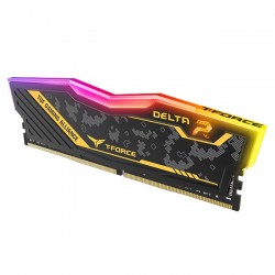 Team T-Force TUF Yellow Delta RGB 16GB(1x16GB) 3200Mhz DDR4 Gaming Ram CL16 (TF9D416G3200HC16F01)